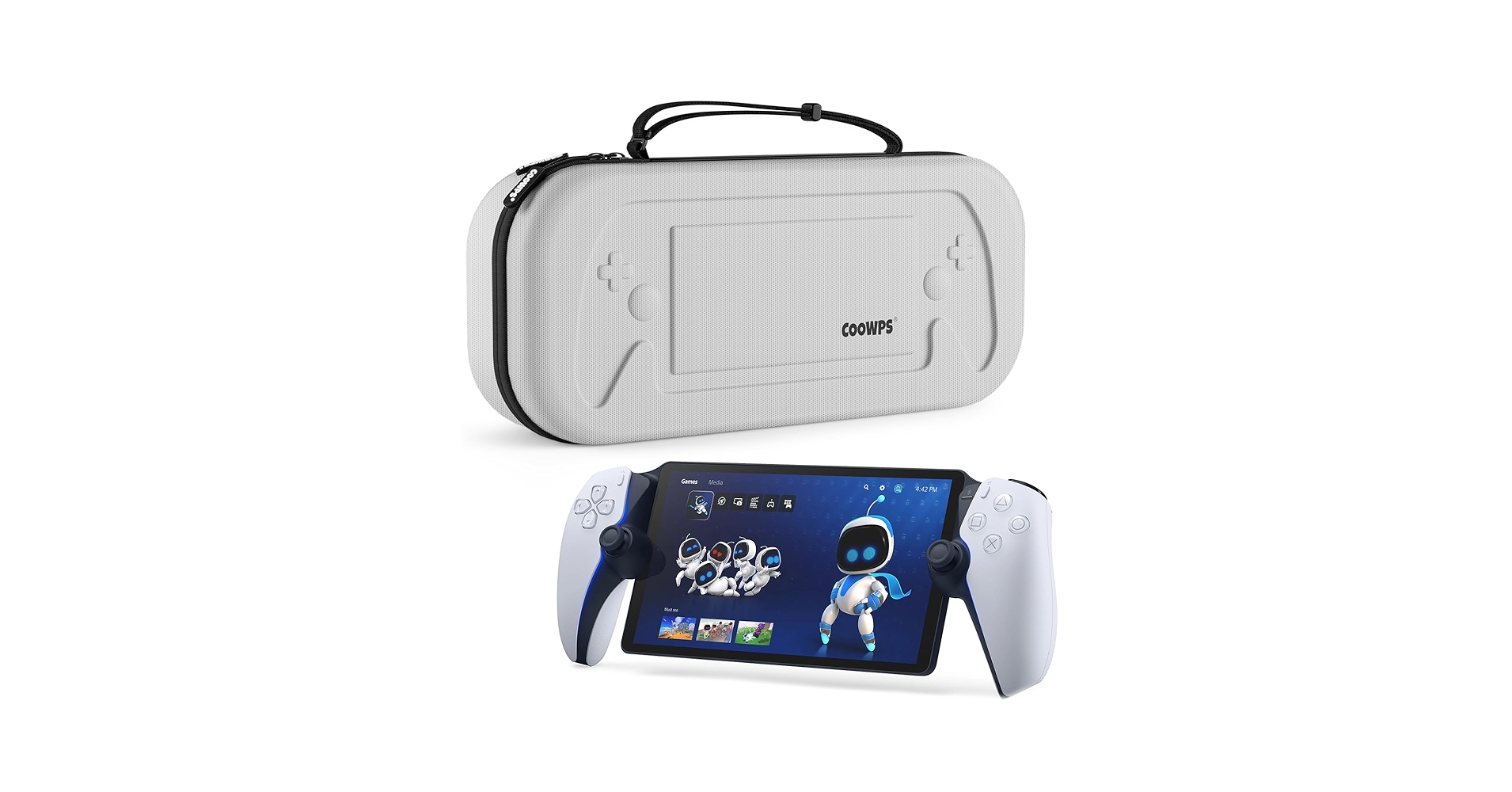 PlayStation Portal　ホワイト ケース付き Amazon.com: COOWPS Carrying Case for PlayStation Portal